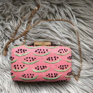 Anthropologie Kayu pink Watermelon crossbody